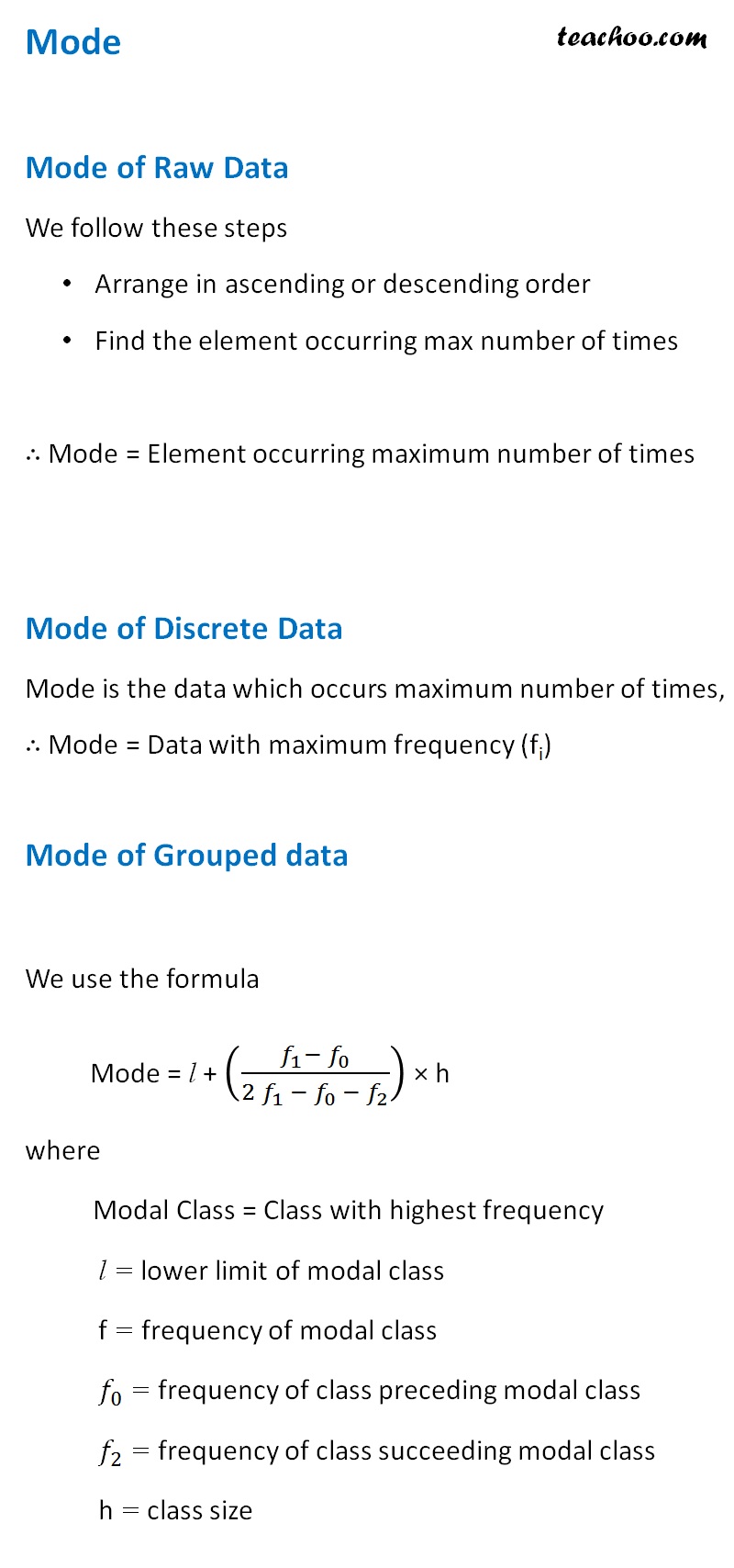 Statistics Formula Sheet - Part 3